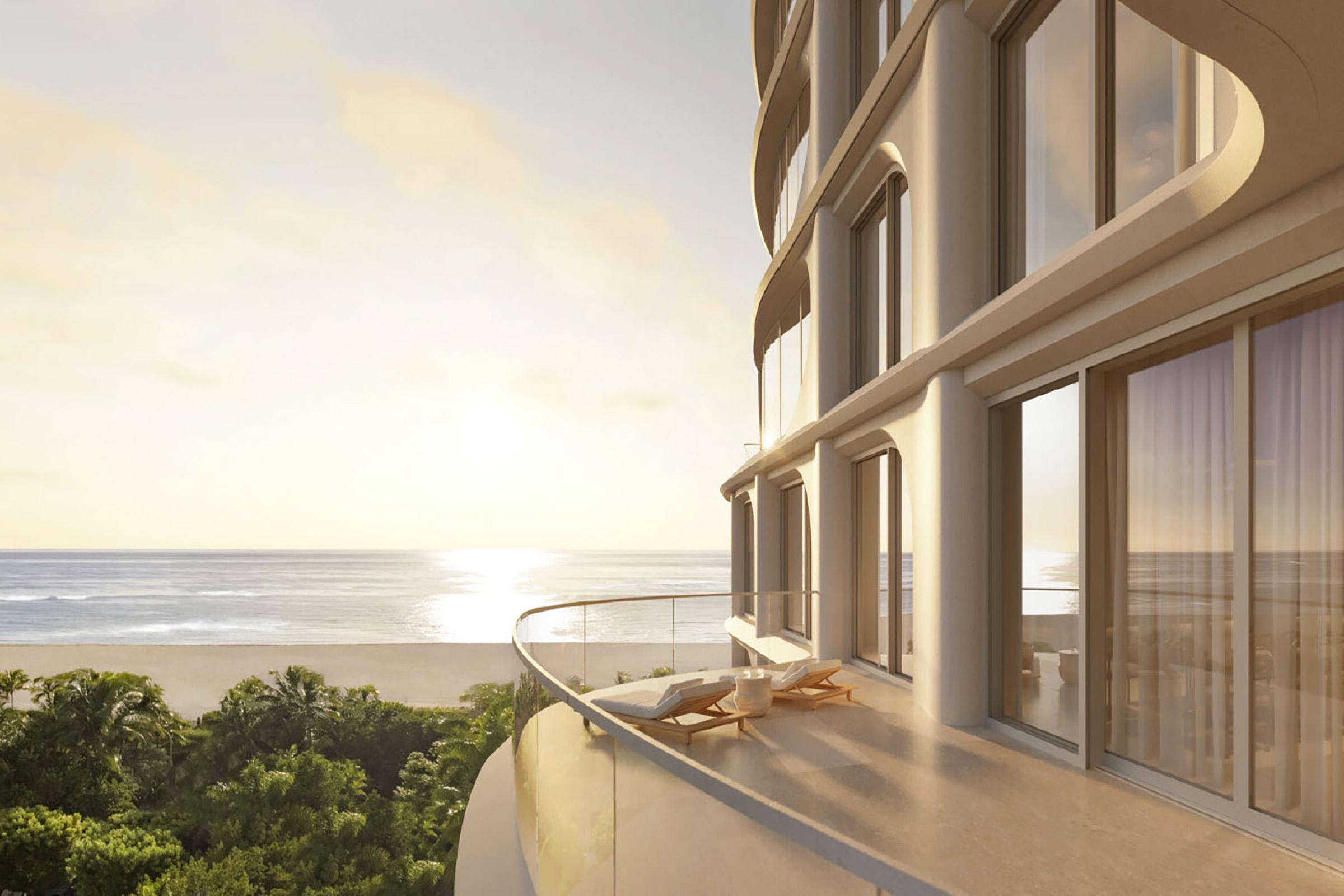 Rendering of The Shore Club Residences Balcony